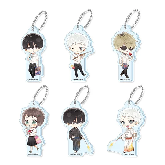 The Summer Hikaru Died: Petit Choco Trading Acrylic Keychain Summer Festival Ver. Blind Box - 1 Unidade Aleatória